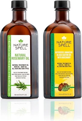 Nature Spell Rosemary Oil for Hair Growth Duo 150ML X2 For Healthy Hair