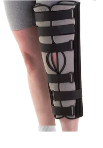 Medline Tri Panel Knie Wegfahrsperre 24 Zoll ORT2410024 Neu im Karton schwarz grau kostenloser Versand - Bild 1 von 1