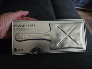 Cepillo de secado y peinado IKOO Paddle x Pops! Beluga Negro ¡¡NUEVO EN CAJA!!! - Imagen 1 de 4