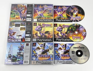 SPYRO THE DRAGON 1 2 3 GATEWAY TO GLIMMER ANNO DEL DRAGO PS1 PACCHETTO GIOCO - Foto 1 di 7