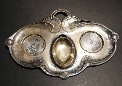 Antique WMF Jugendstil Silver Plated Egg Serving Tray, Circa 1900 - Image 1 of 4