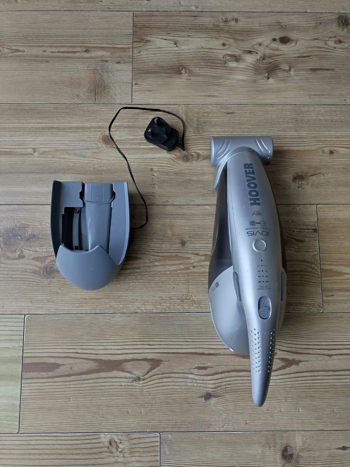 Hoover Jovis Turbo Power 12v Dry Rechargeable Car Vacuum - With Charger Base. - Image 1 of 4