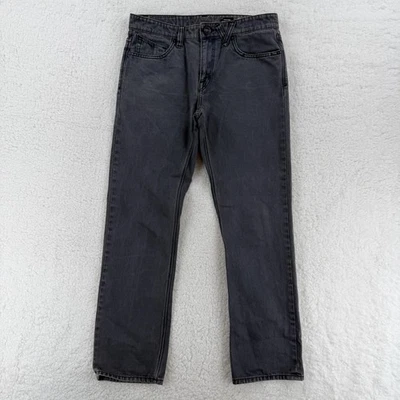 Volcom Solver Jeans Mens 31 Gray Modern Straight Fit Denim Pants Casual - Image 1 of 4