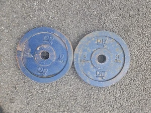 DP Weight Plates - 2 x 5kg cast iron 1 inch - Picture 1 of 3