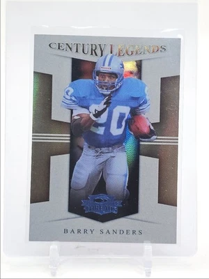 BARRY SANDERS 2006 DONRUSS THREADS CENTURY LEGENDS BLUE /100 Q0M-530 - Image 1 of 2