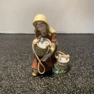 Thomas Kinkade Hawthorne Village Nativity Scene "Thirst No More" Figurine - Picture 1 of 7