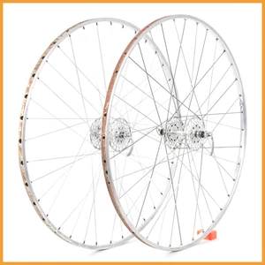 PRIOR HIGH FLANGE NISI RIMS WHEELS 700c 28" TUBULAR ROAD BIKE VINTAGE OLD FRENCH - Picture 1 of 15
