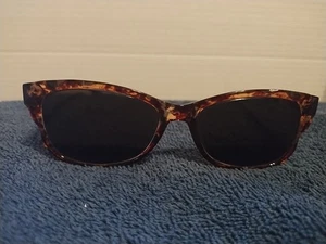Zenni Tortoiseshell Brown Square Shape Sunglasses - Picture 1 of 9