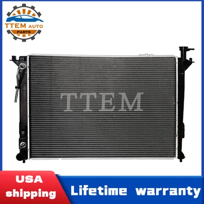 13194 Radiator for 2010-2018 Hyundai Santa Fe 2011-2015 Kia Sorento 2.4 3.3 3.5L - Image 1 of 4
