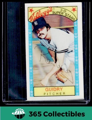 1979 Kellogg's 3-D Super Stars Ron Guidry #11 Baseball NY Yankees - Image 1 of 2