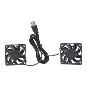 Router Wentylator chłodzący PC TV Box Cichy 5V USB Zasilanie 60mmx60mmx15mm Szafka Chłodzenie - Zdjęcie 1 z 8