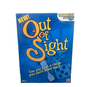 Out Of Sight Card & Dice Game ThinkFast Games Mattel NEW - Picture 1 of 3
