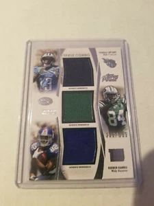 2012 Topps Prime Triple RC Combo Relic Rueben Randle / Stephen Hill / Wright - Picture 1 of 1