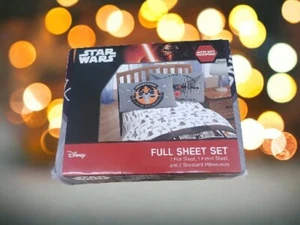 Disney Star Wars Super Soft Microfiber Full Sheet Set New - Picture 1 of 1