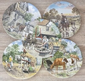 Wedgwood Plates John L Chapman Life On The Farm 1st, 3rd, 6th, 7th & 8th Issue. - Picture 1 of 8