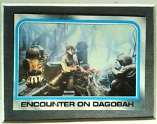 #242 Encounter on Dagobah 1980 Topps Star Wars Empire Strikes Back Series 2 Blue