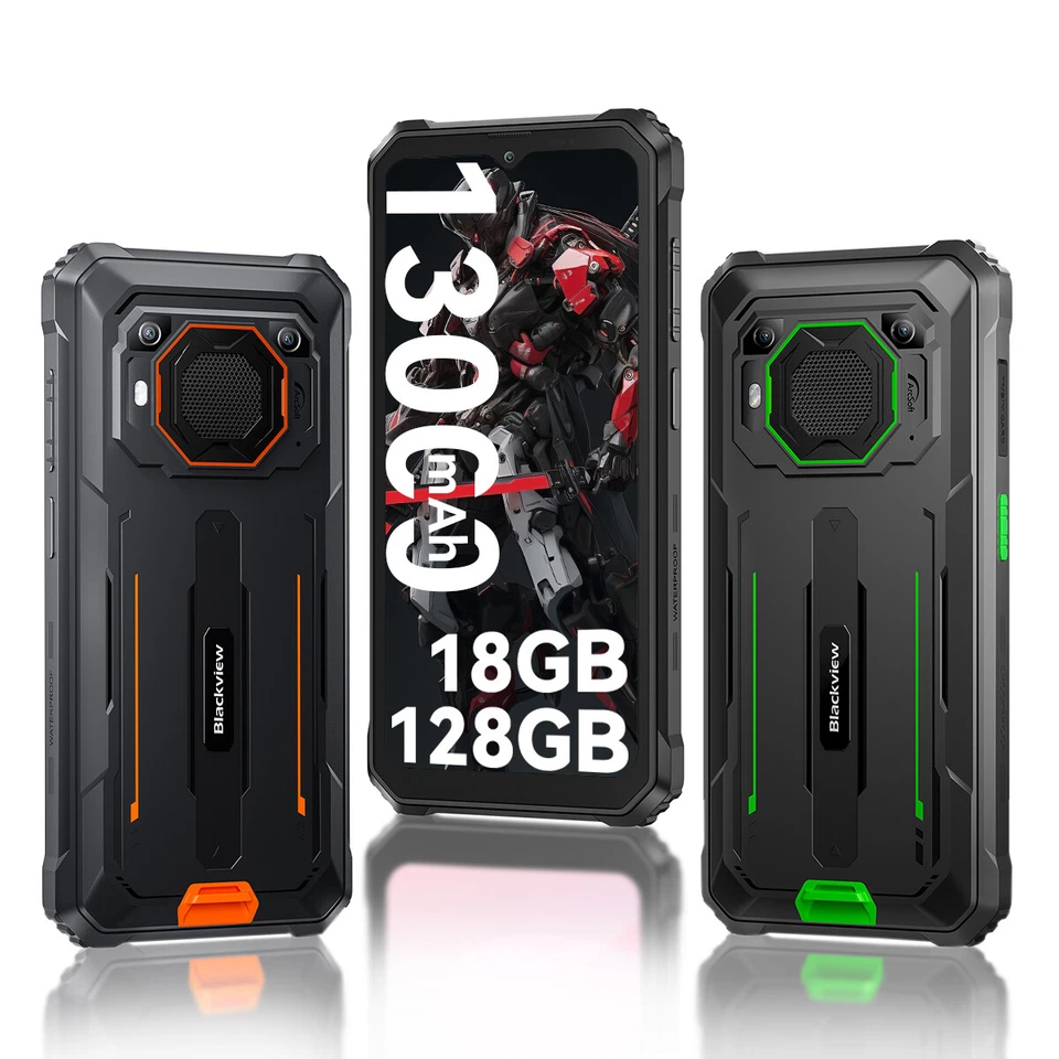 Blackview BV6200 Pro Android 14 Rugged Smartphone 6.56'' 18GB+128GB 13000mAh - Immagine 1 di 4