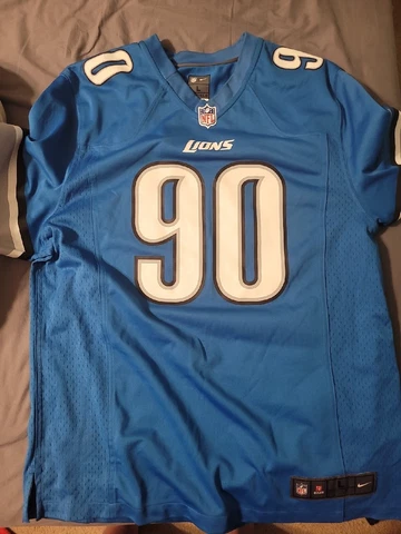Nike NFL Jersey Detroit Lions ON FIELD Ndamukong Suh #90 Cover
