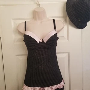 Roaring 20’s Gangster Mobster Moll Girlfriend Costume 2 Items Sz Medium - Picture 1 of 10