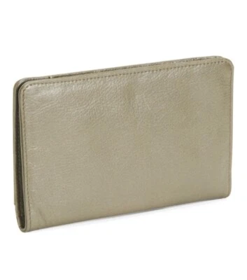 Бумажник Latico Palmer оливковый металлик кожа большой складной женский НОВЫЙ - Изображение 1 из 4