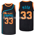 Jackie Moon #33 Flint Tropics Semi Pro Movie Men's Basketball Jersey S-6XL