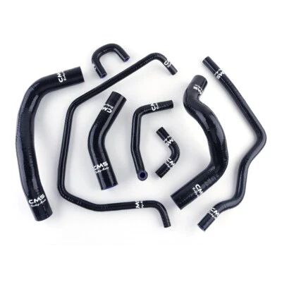 For 04-14 Nissan Armada Titan QX56 5.6L Radiator Heater Hose Kit Black Silicone - Изображение 1 из 4
