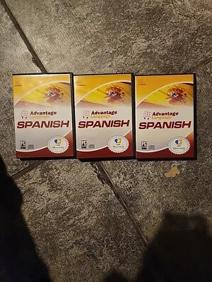 Advantage Language Proficiency Spanish Langmaster Lot of 12 CD +Extra's  - Image 1 of 2