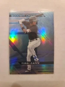 2022 Goodwin Champions Platinum Yiddi Cappe RC #P31 Ocean Parallel 36/75 Marlins - Picture 1 of 2