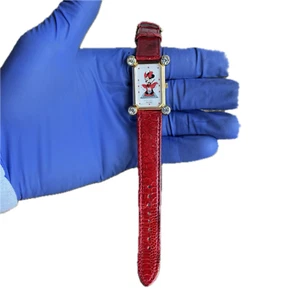 OROLOGIO DISNEY MINNIE MOUSE PEDRE RARO MARILYN MONROE POSA VESTITO ROSSO AA21 - Foto 1 di 8