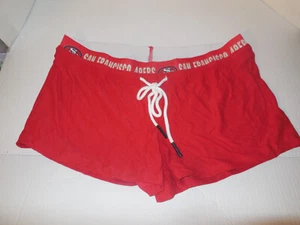New San Francisco 49ers Ladies Womens Soft Red Medium Lounge Shorts - Picture 1 of 3