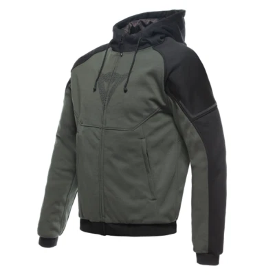 Dainese Daemon-X Seguridad Verde Negro Sudadera con Capucha Cremallera Completa Chaqueta Motocicleta Talla 52 Foto 1 de 4