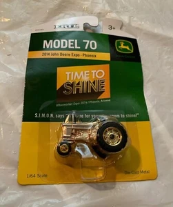 John Deere 70 2014 Phoenix Expo Gold 1/64 Scale - Picture 1 of 3