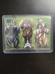 2024 Topps Star Wars Galaxy Ewok No Evil #97 Refractor 005/199 - Picture 1 of 2