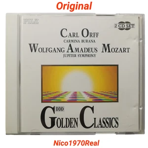 2 CD: Carl Orff / W.A. Mozart - Golden Classics - 1992 Pilz - 14 Titel #CD20 - Bild 1 von 5