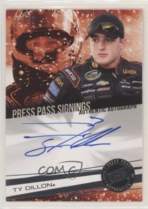2014 Press Pass Signings /50 Ty Dillon #PPS-TD Auto