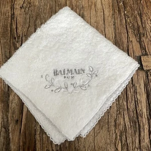 New Authentic Pierre Balmain White Hand Towel - Picture 1 of 2