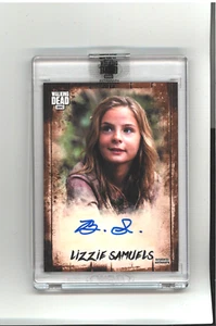 #/25 Walking Dead Autograph Brighton Sharbino Autoh Lizzie Samuels 2018 - Picture 1 of 5