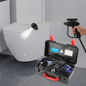 Limpiador de vapor profesional para automóvil máquina de limpieza portátil para eliminación de suciedad de vehículos EE. UU. - Imagen 1 de 12