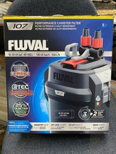 Fluval 107 Performance Canister Filter w/ Aquastop Valve A440 10-30 Gal 4401