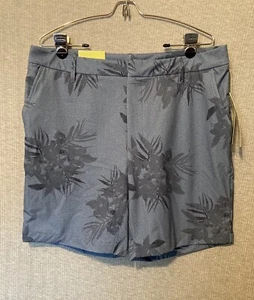 All in Motion Men’s Size 36 Golf Shorts Stretch Quick Dry Blue Gray 10" Inseam - Picture 1 of 7