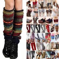 Women Winter Crochet Knitted Leg Warmers CuffsToppers Fashion Boot Socks WinterЙ