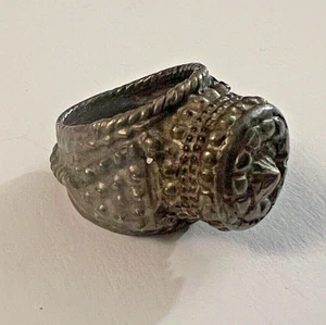 Vintage Handmade Silver Yemenite Tribal Ethnic Ring Yemen - Picture 1 of 10