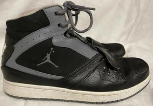 JORDAN, 23, BLACK HIGH TOP, LEATHER, MEN'S SIZE 9 - good preowned shoes - Picture 1 of 10
