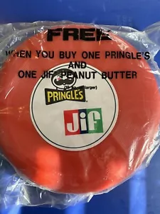 Frisbee promozionale vintage e JIF 9,5" n. 7 Made in Taiwan anni '80 nuovo con scatola - Foto 1 di 1