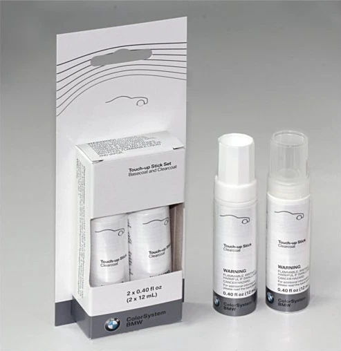 OEM BMW Touch Up Paint Stick Set - A96 Mineral White Metallic - 51912148489 - Image 1 of 1
