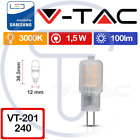 V-TAC PRO VT-201 240 LED-Spot Samsung Chip G4 1,5W Warmes Licht