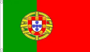 PORTUGAL FLAG 5' x 3' Portuguese Republic National Flags European Europe Country - Picture 1 of 1