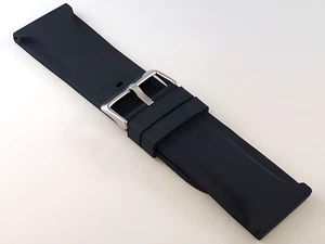 Cinturino nero in silicone tipo Panerai ansa 30mm - Picture 1 of 3