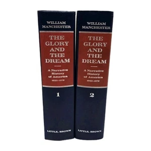 The Glory And The Dream William Manchester 2 Volume Set 1974 American History - Picture 1 of 5