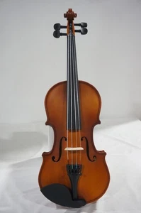 Viola antigua de madera maciza satinada Mendini de Cecilio MA350 12 pulgadas - Imagen 1 de 3